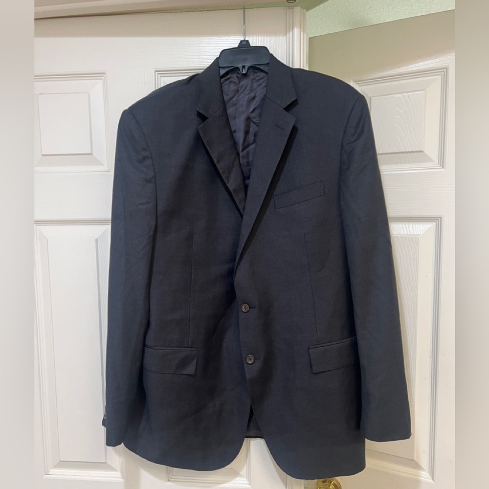 Polo Ralph Lauren Gray Wool Business Casual Sports Blazer Suit Men' 44L Read